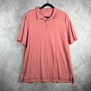 Even Tide‎ Polo Shirt Mens XL Pink Short Sleeves Regular Fit Outdoor Casual Golf